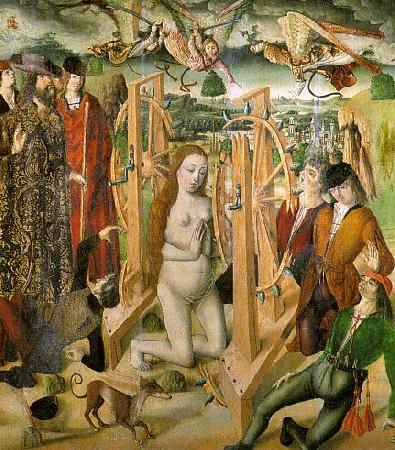 Fernando  Gallego The Martyrdom of Saint Catherine Sweden oil painting art